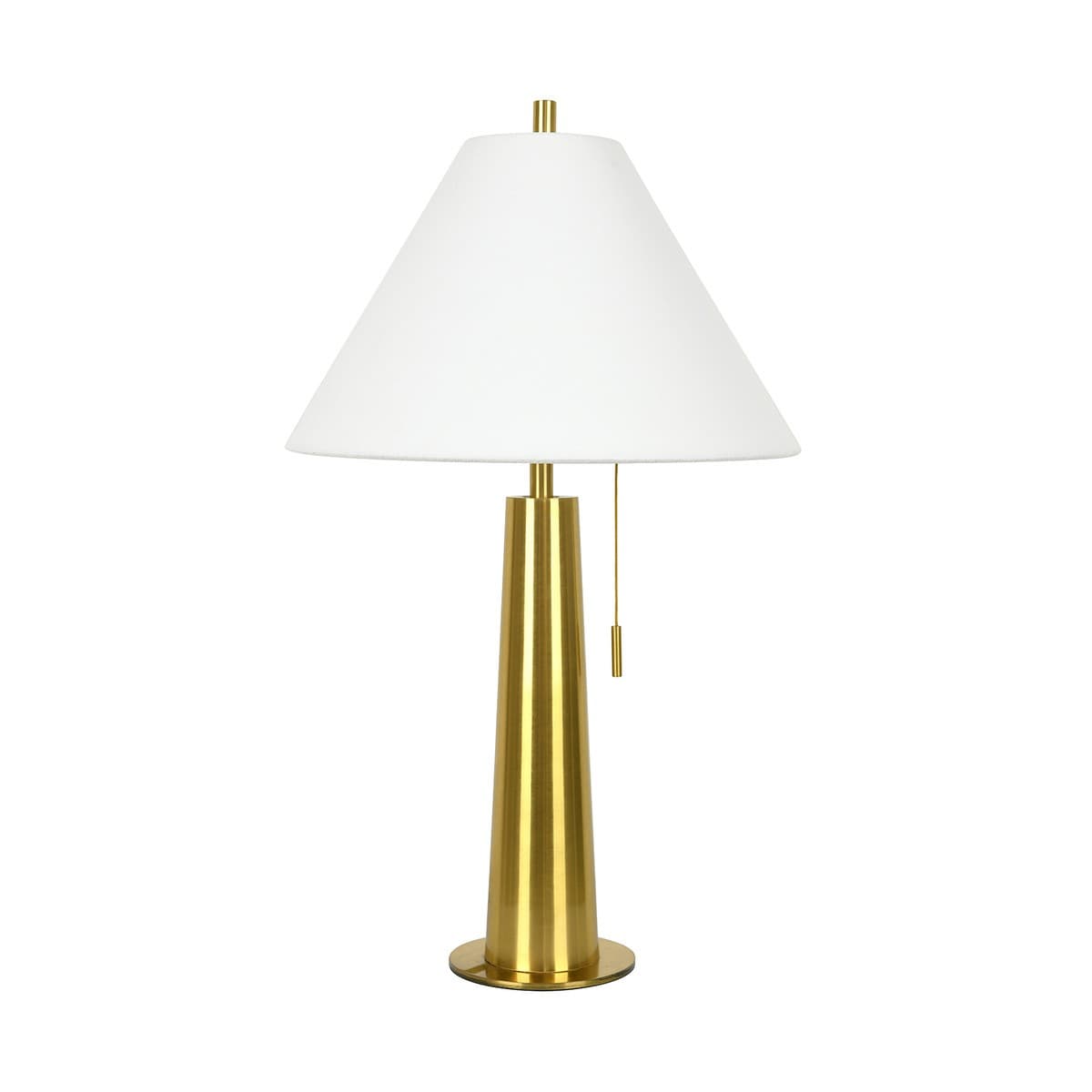Spencer 1 Light Table Lamp in Aged Brass