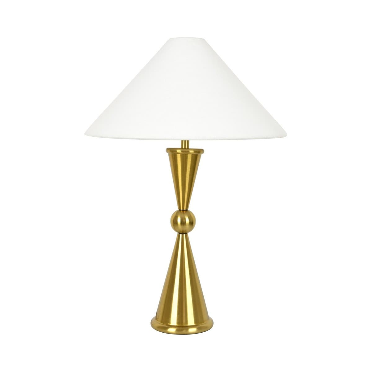 Octavia 1 Light Table Lamp in Aged Brass-img-1