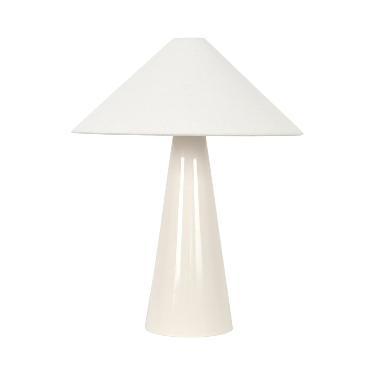 Sonja 1 Light Ceramic Table Lamp in White-img-1
