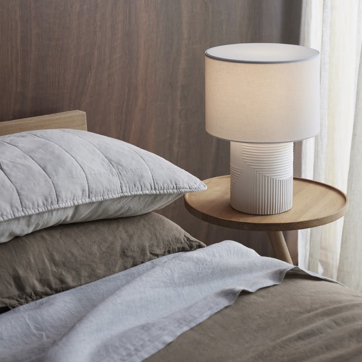 Castel 1 Light Table Lamp in White-img-2