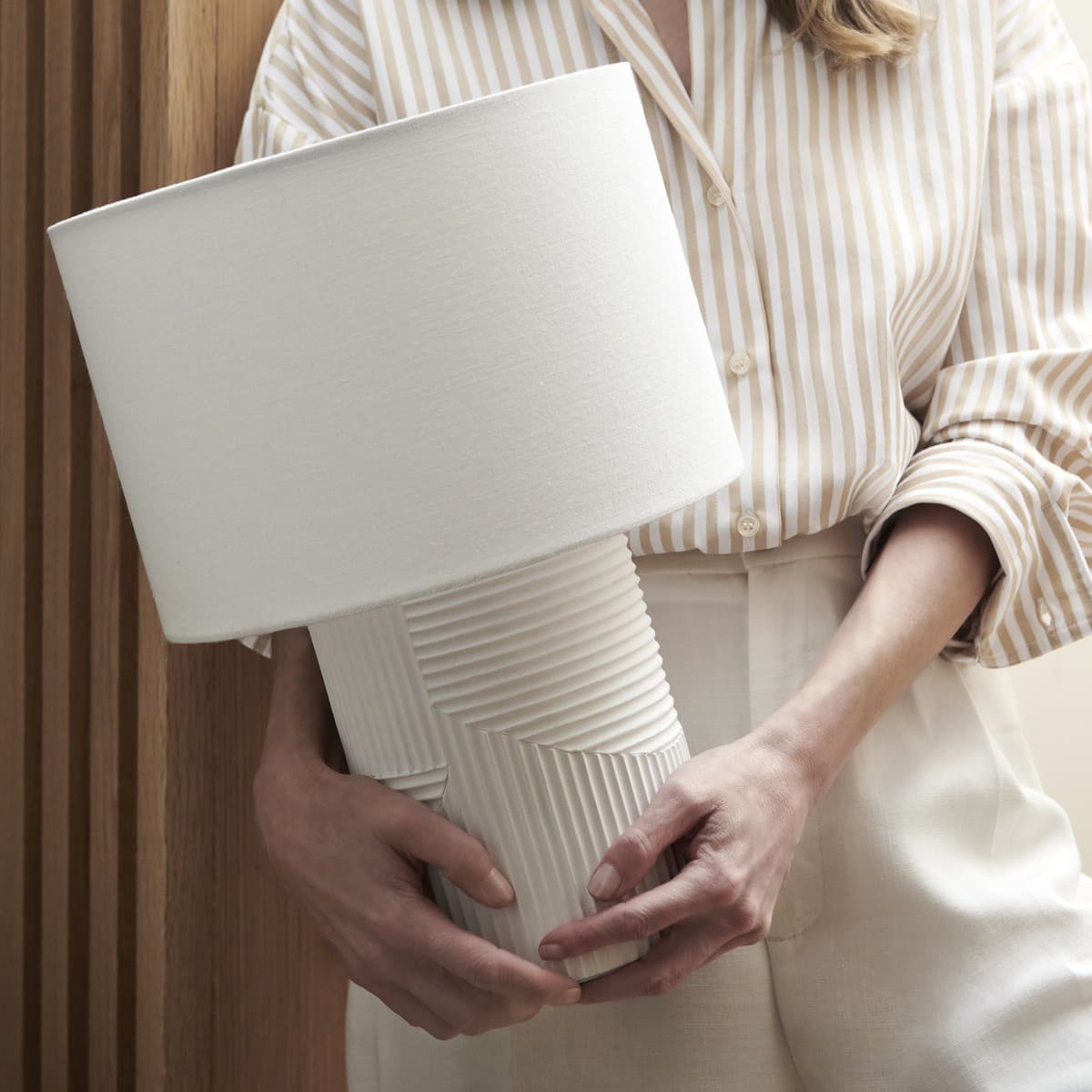 Castel 1 Light Table Lamp in White-img-4