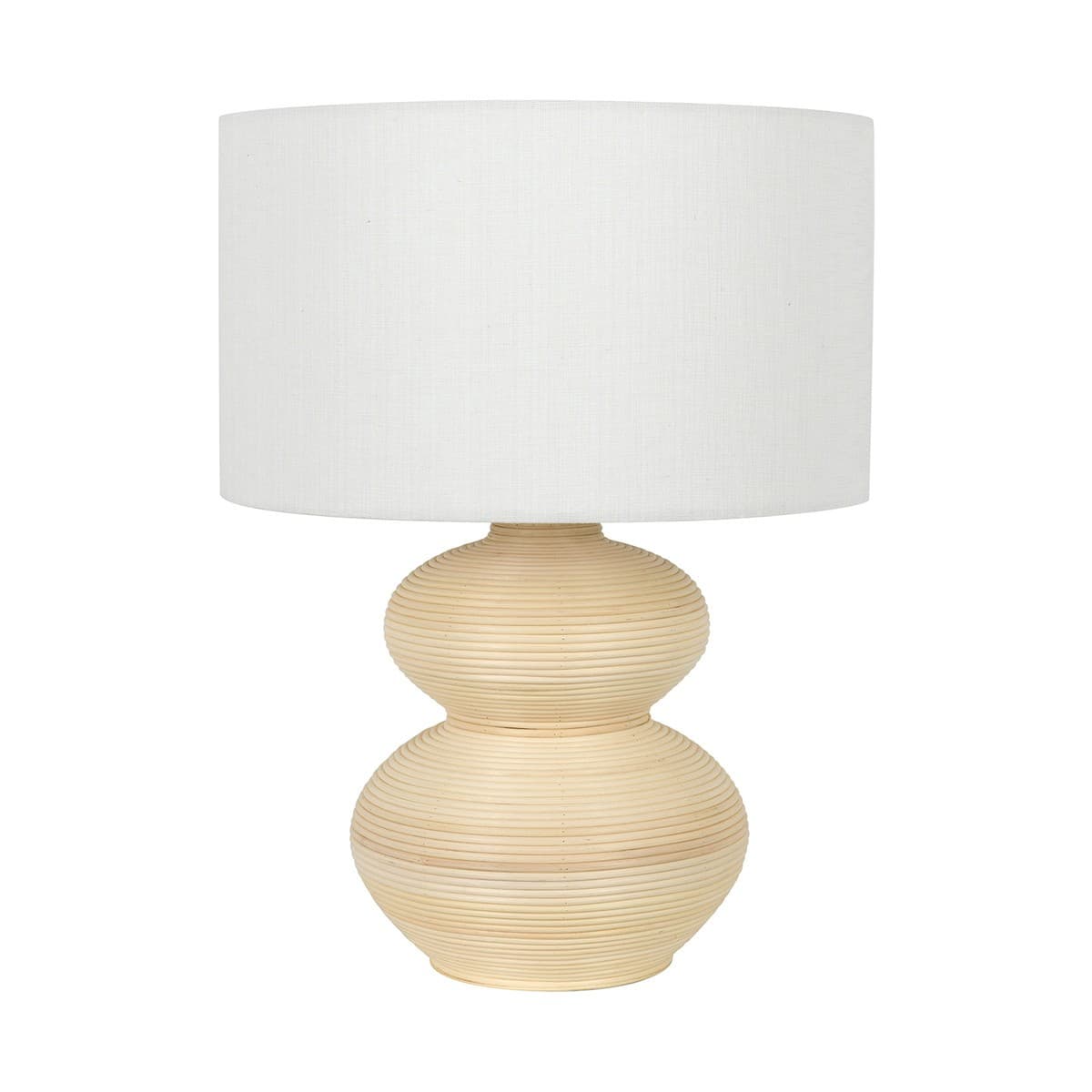 Marni 1 Light Table Lamp in Natural with White Shade-img-1
