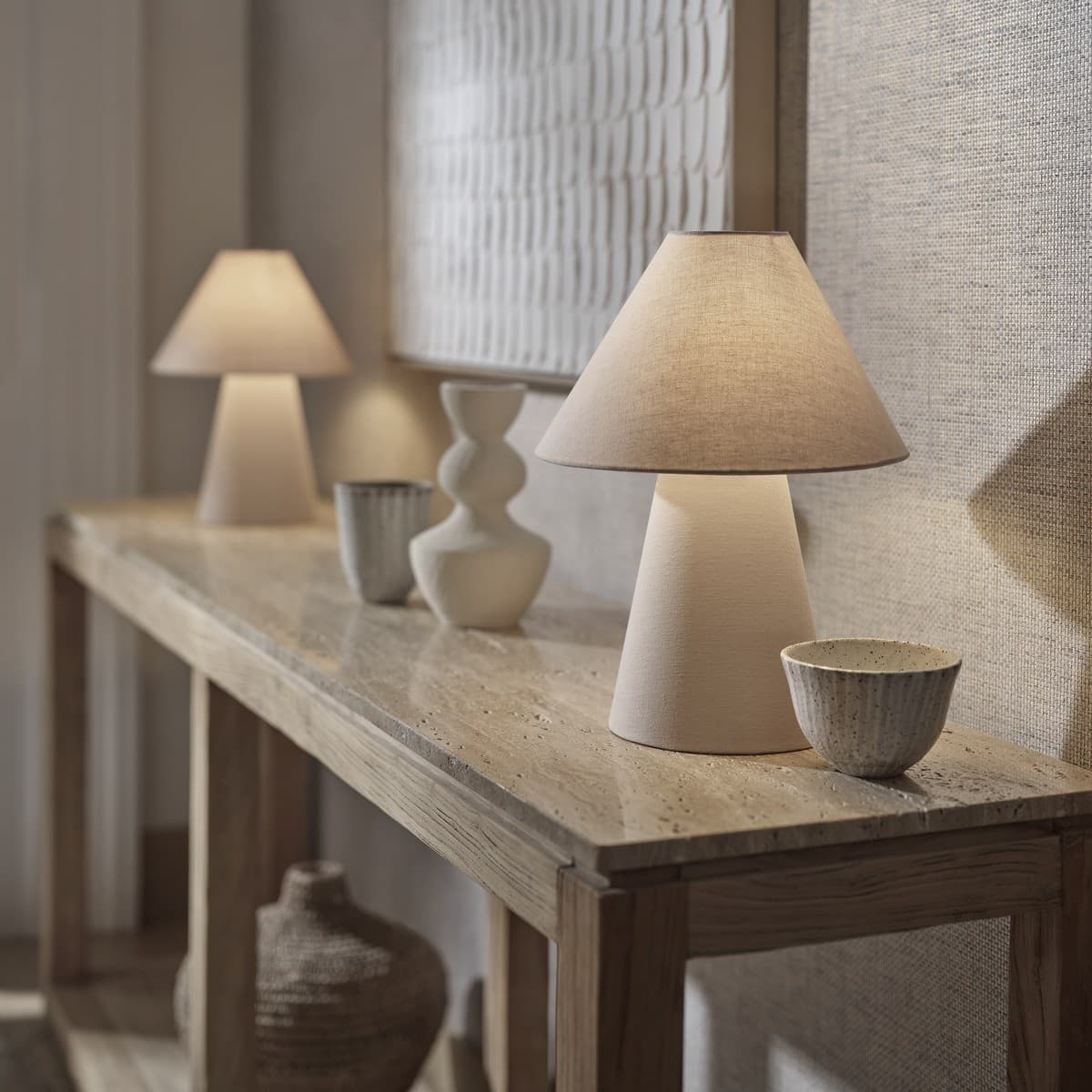 Atila 1 Light Table Lamp in Natural, 2 Pack-img-2