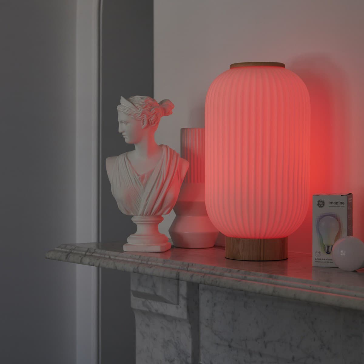 Mele 1 Light Tall Table Lamp in Ash/Frost-img-5