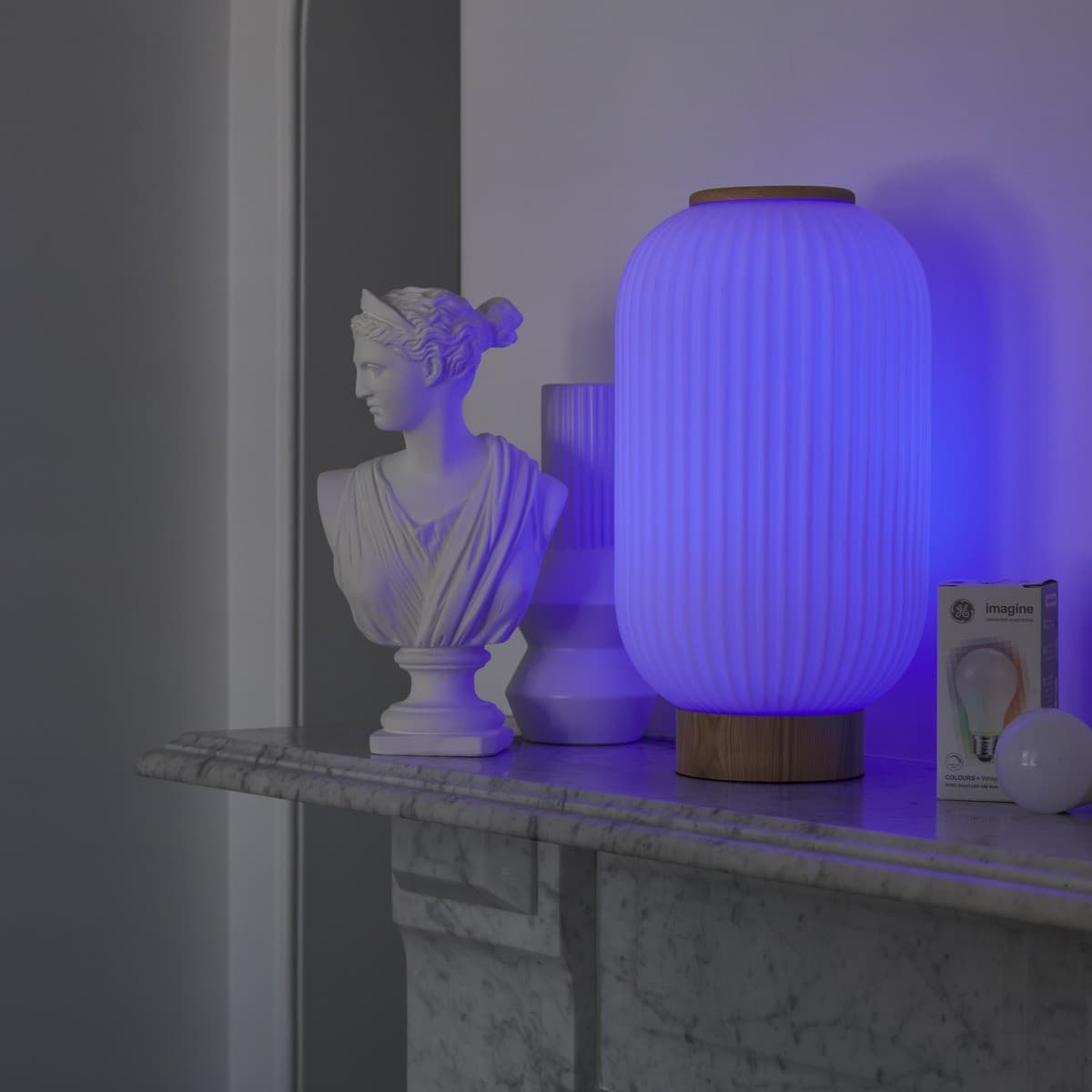 Mele 1 Light Tall Table Lamp in Ash/Frost-img-6