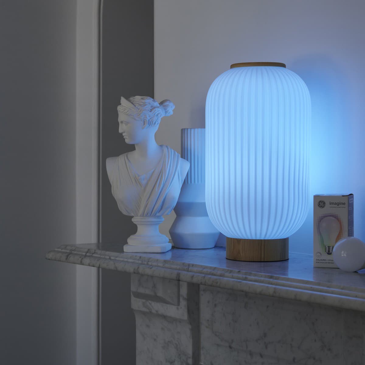 Mele 1 Light Tall Table Lamp in Ash/Frost-img-7