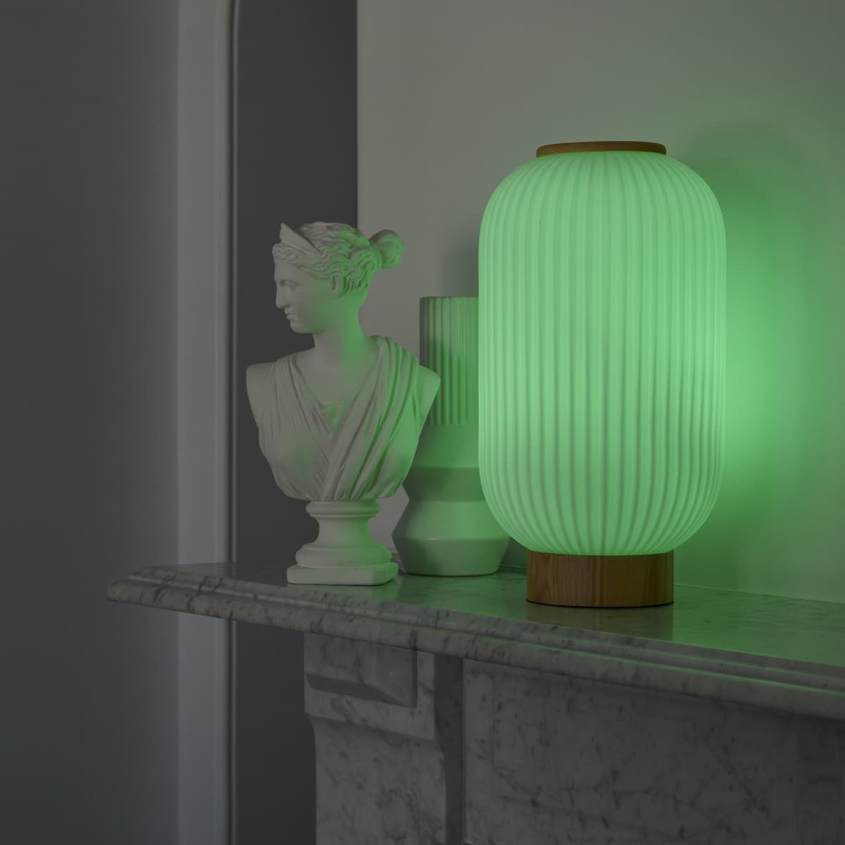 Mele 1 Light Tall Table Lamp in Ash/Frost-img-9