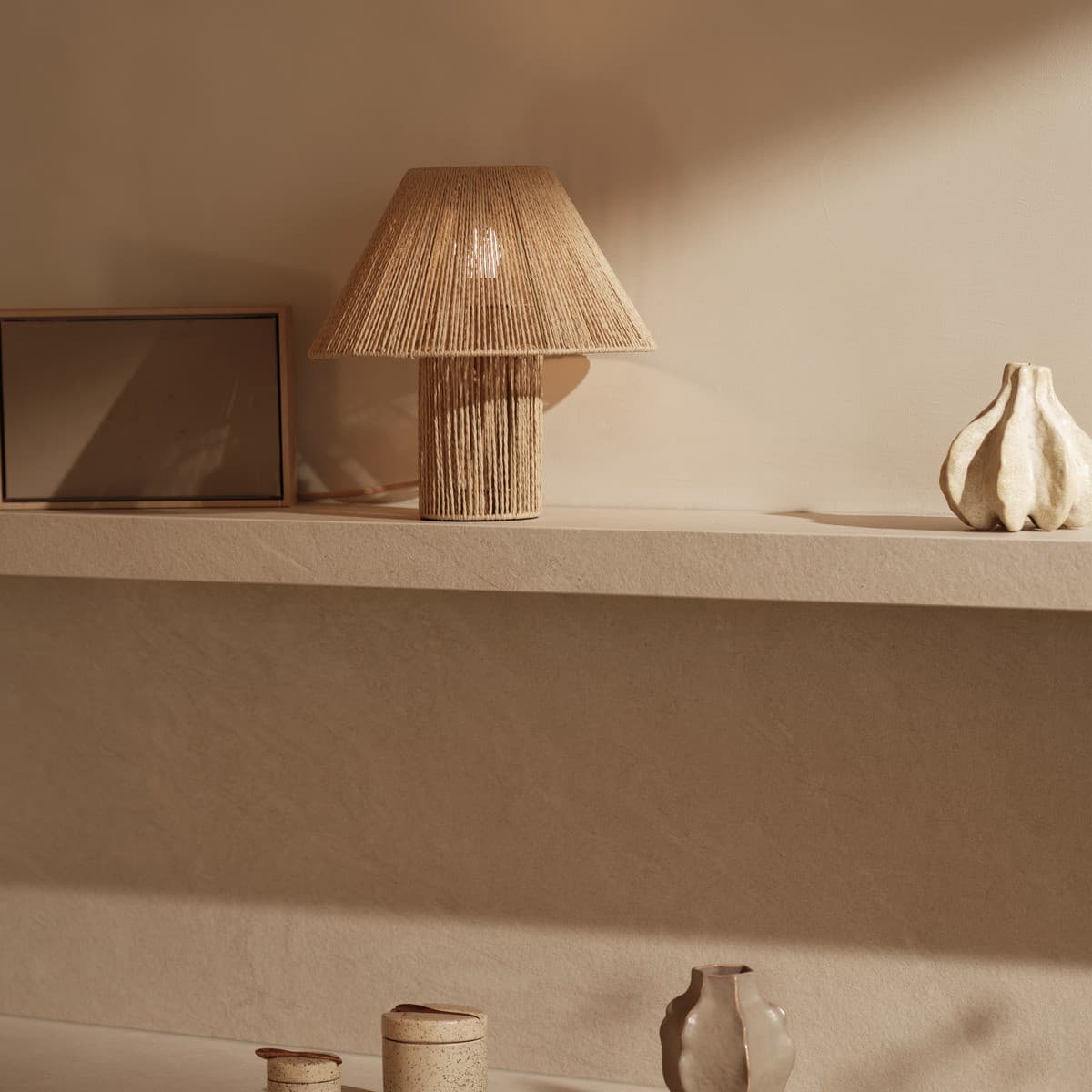 Inka 1 Light Table Lamp in Natural Weave-img-2