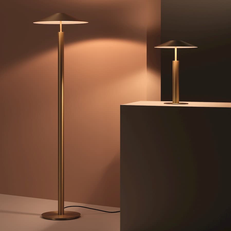 Henri LED Floor Lamp in Black