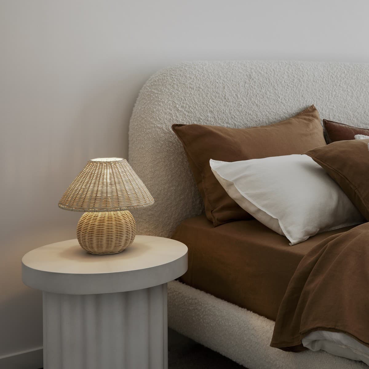 Kasa 1 Light Table Lamp in Natural Rattan-img-2