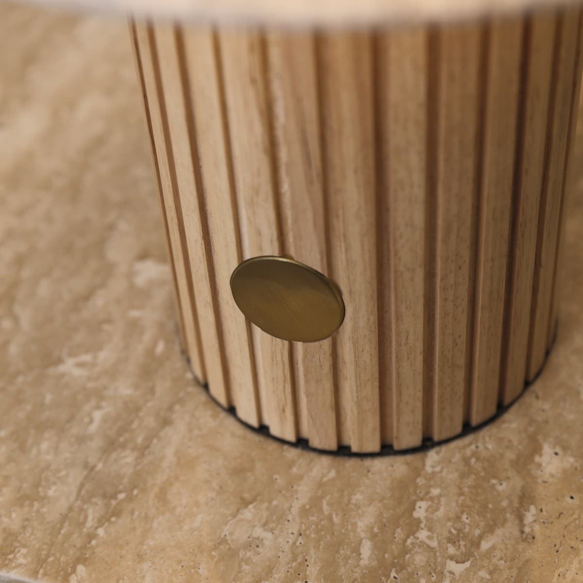 Eton 1 Light Table Lamp in Oak with Brass and Natural Linen Shade-img-4