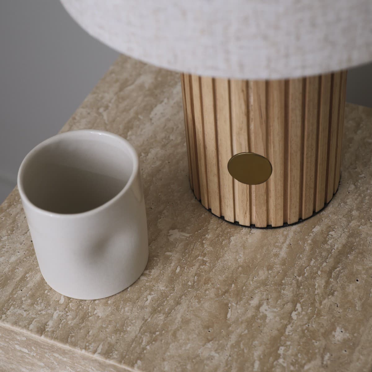 Eton 1 Light Table Lamp in Oak with Brass and Natural Linen Shade-img-5
