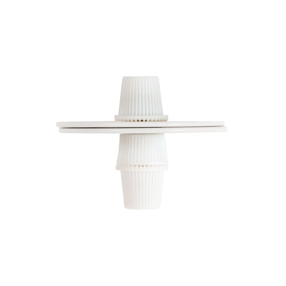 Cord/Shade Suspension Connector in White