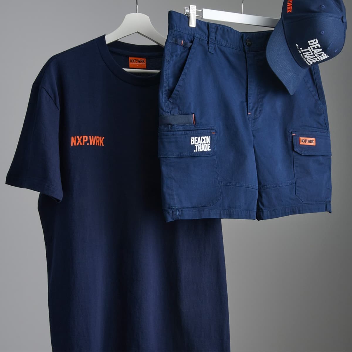 Beacon Trade x NXP Workwear Shorts in Navy Size-34-img-4