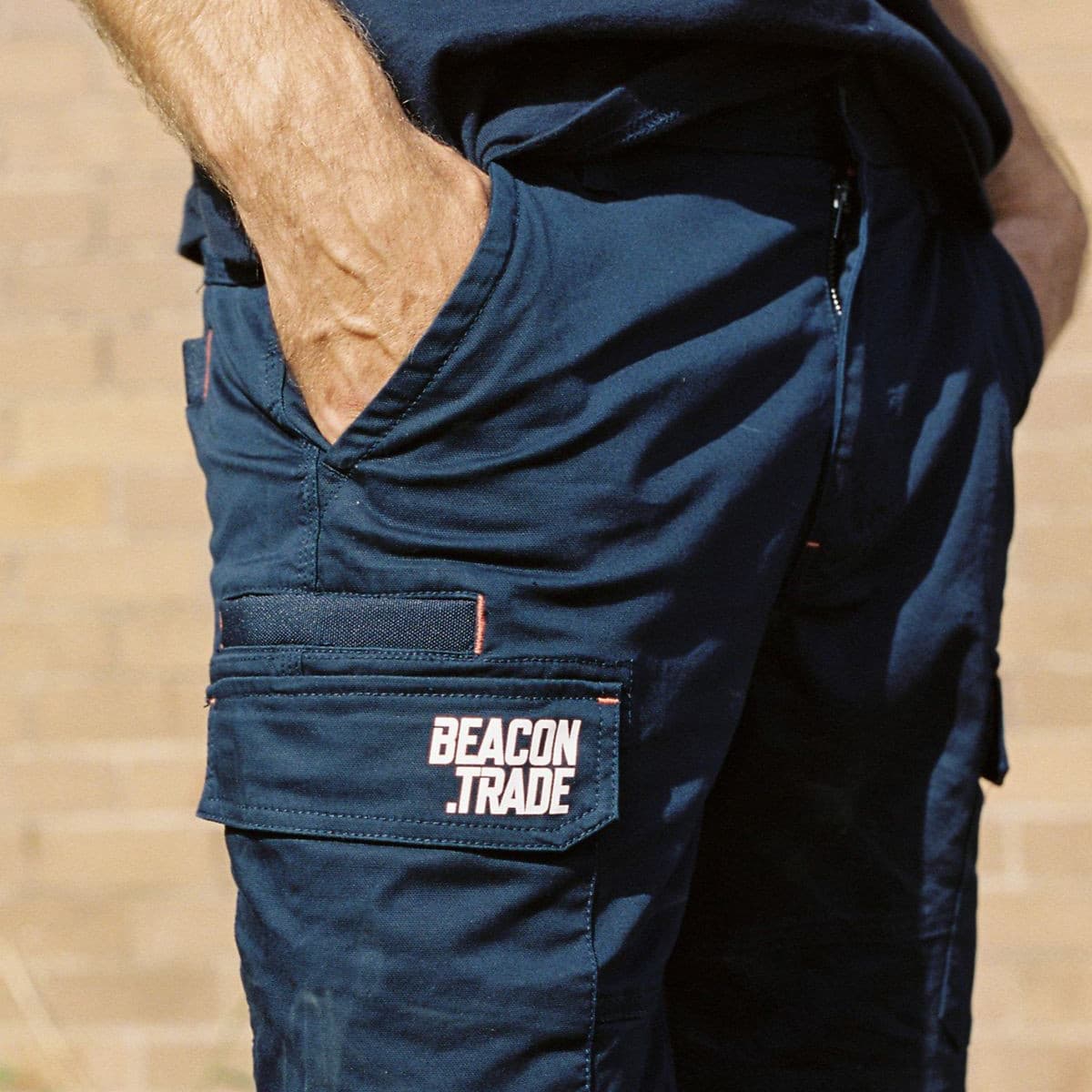 Beacon Trade x NXP Workwear Shorts in Navy Size-34-img-5