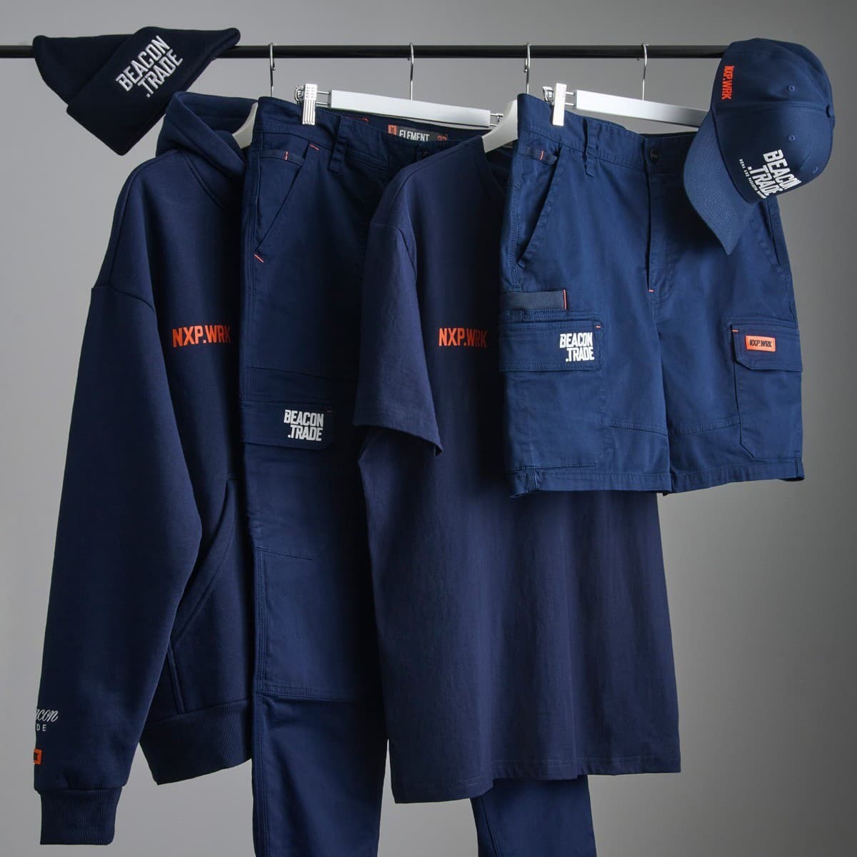 Beacon Trade x NXP Workwear Pants in Navy Size-36