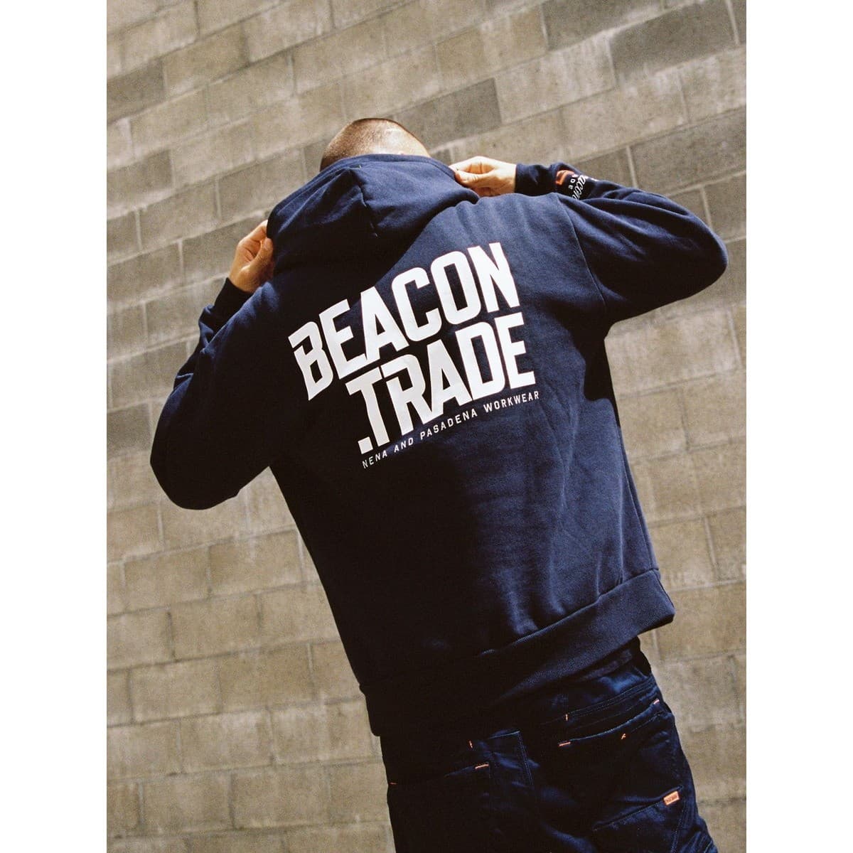 Beacon Trade x NXP Workwear XL Hoodie in Navy-img-6