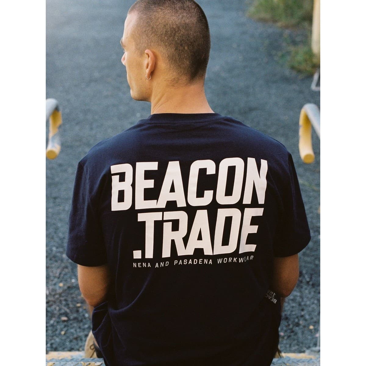 Beacon Trade x NXP Workwear Large T-Shirt in Navy-img-9