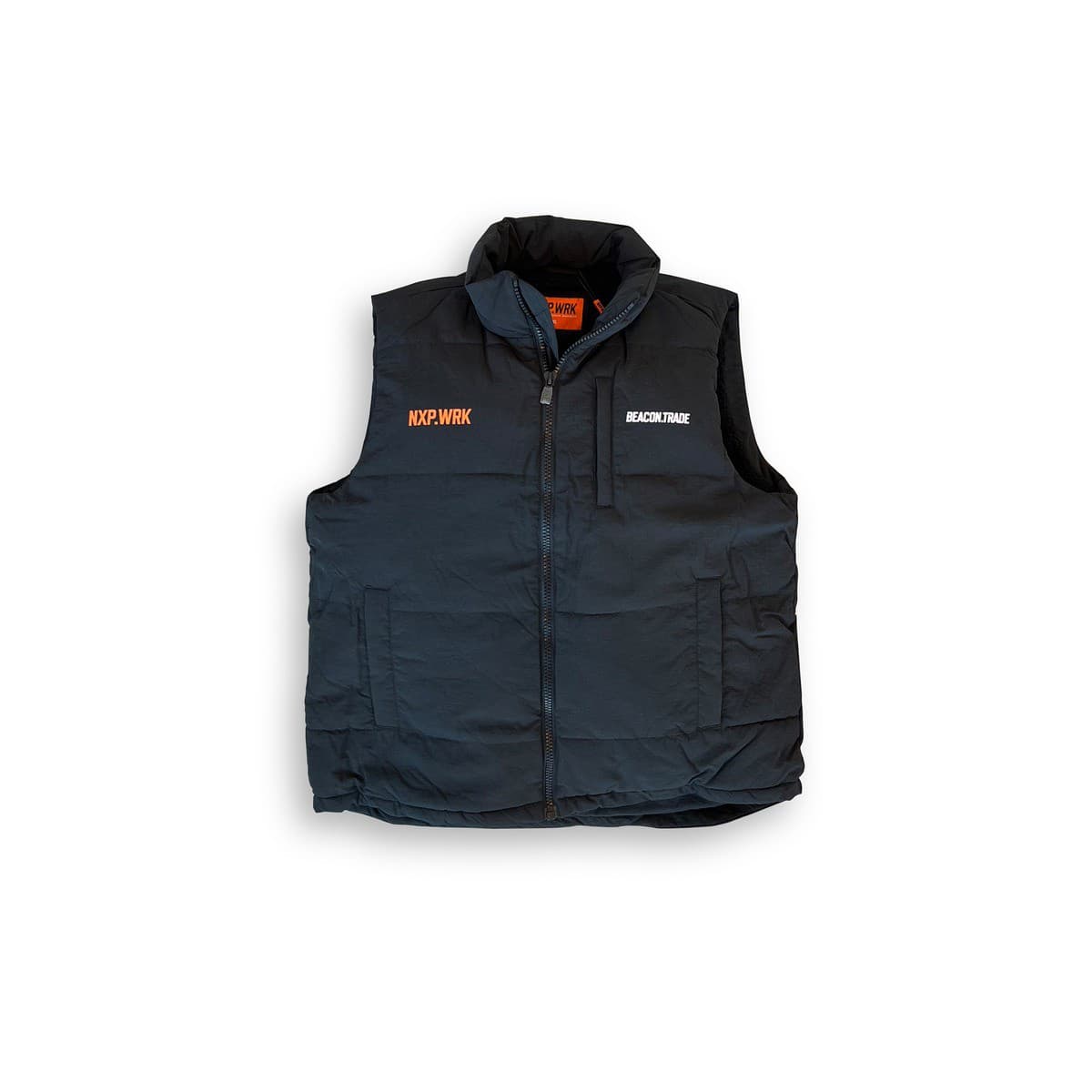 Beacon Trade x NXP Workwear Medium Puffer Vest in Black-img-1