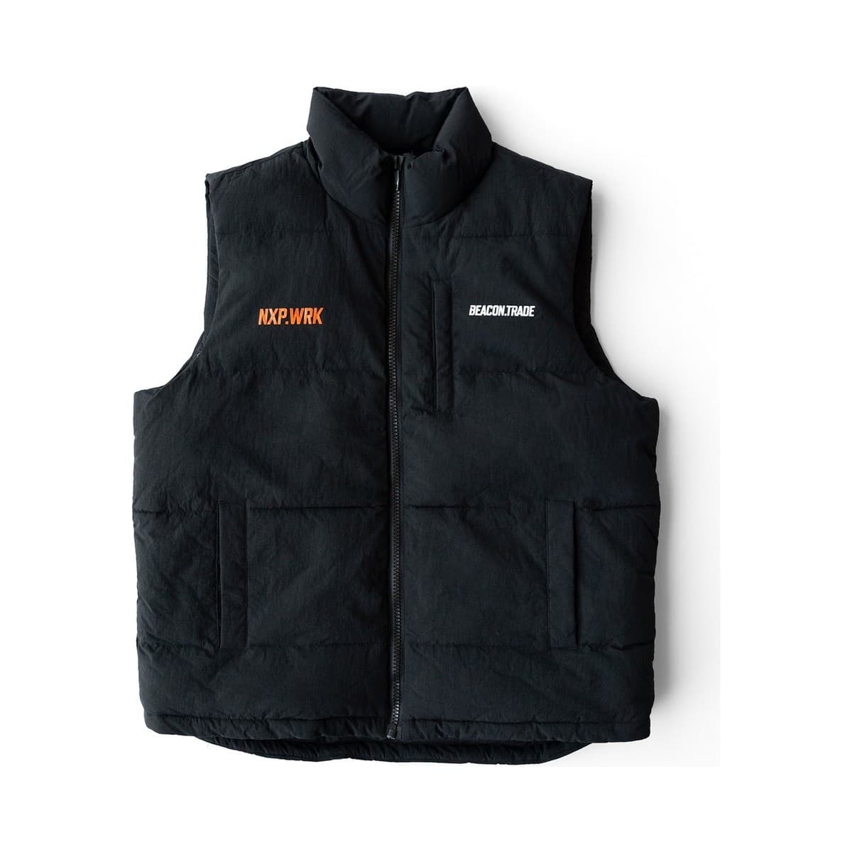 Beacon Trade x NXP Workwear Large Puffer Vest in Black-img-1