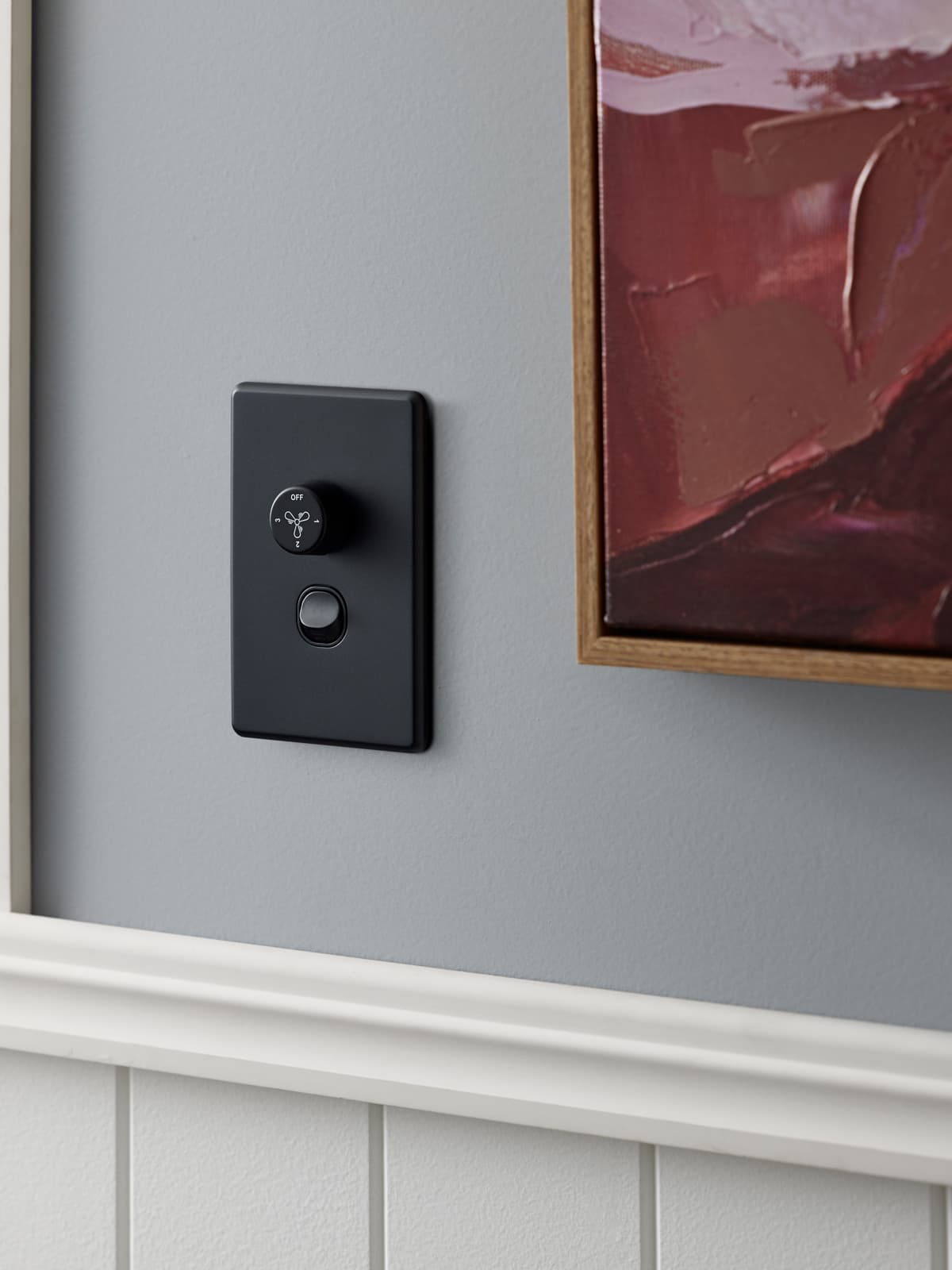 Lucci Power Fan Dial only in Matte Black-img-1