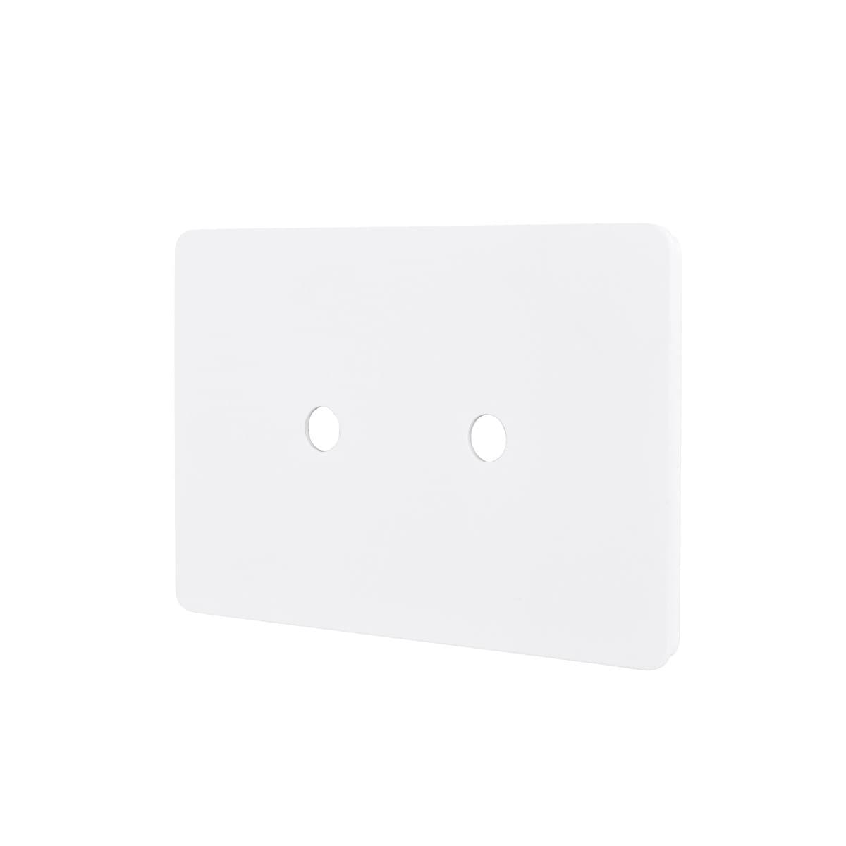 MFL Forge Modern 2 Gang Grid Plate Only in White-img-9