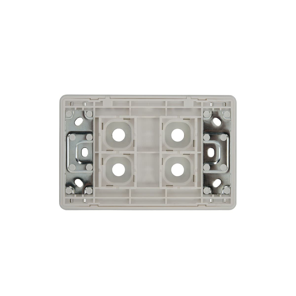 MFL Forge Modern 4 Gang Grid Plate Only in White-img-7