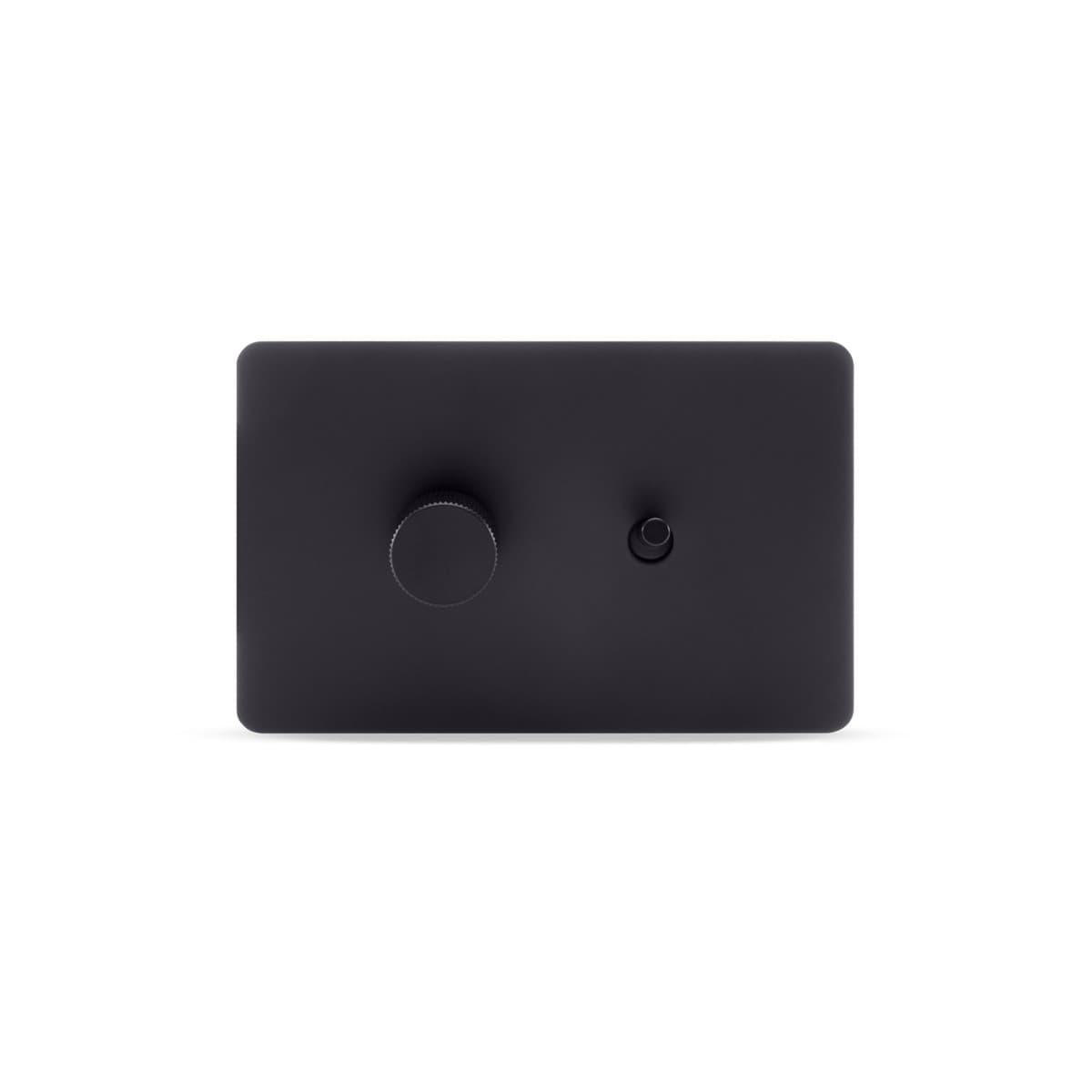 MFL Forge Modern 2 Gang Grid Plate Only in Black-img-4