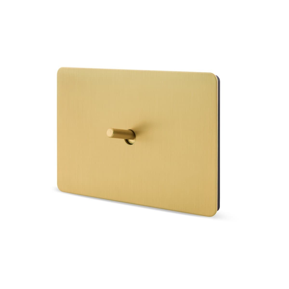 MFL Forge Modern 1 Gang Grid Plate Only in Brass