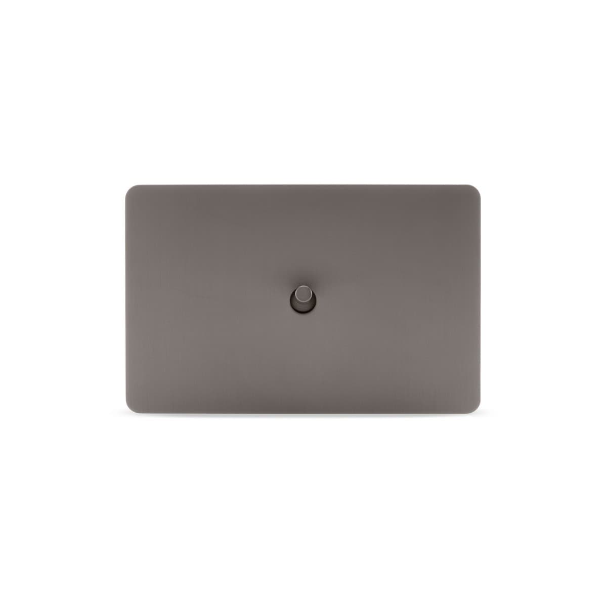 MFL Forge Modern 1 Gang Grid Plate Only in Aged Nickel-img-1