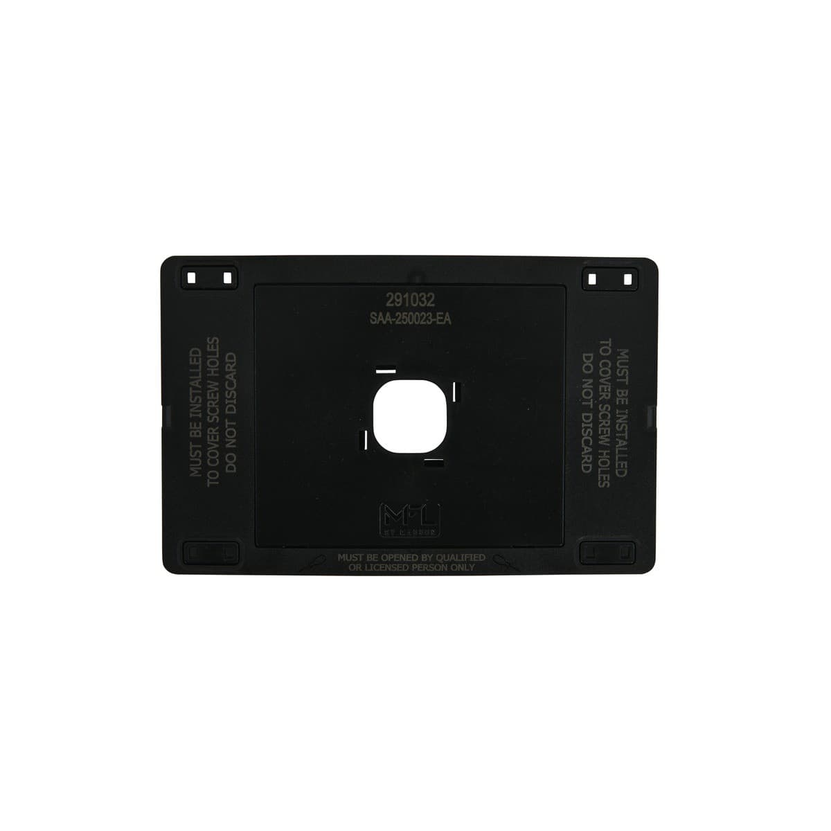 MFL Forge Modern 1 Gang Grid Plate Only in Aged Nickel-img-7