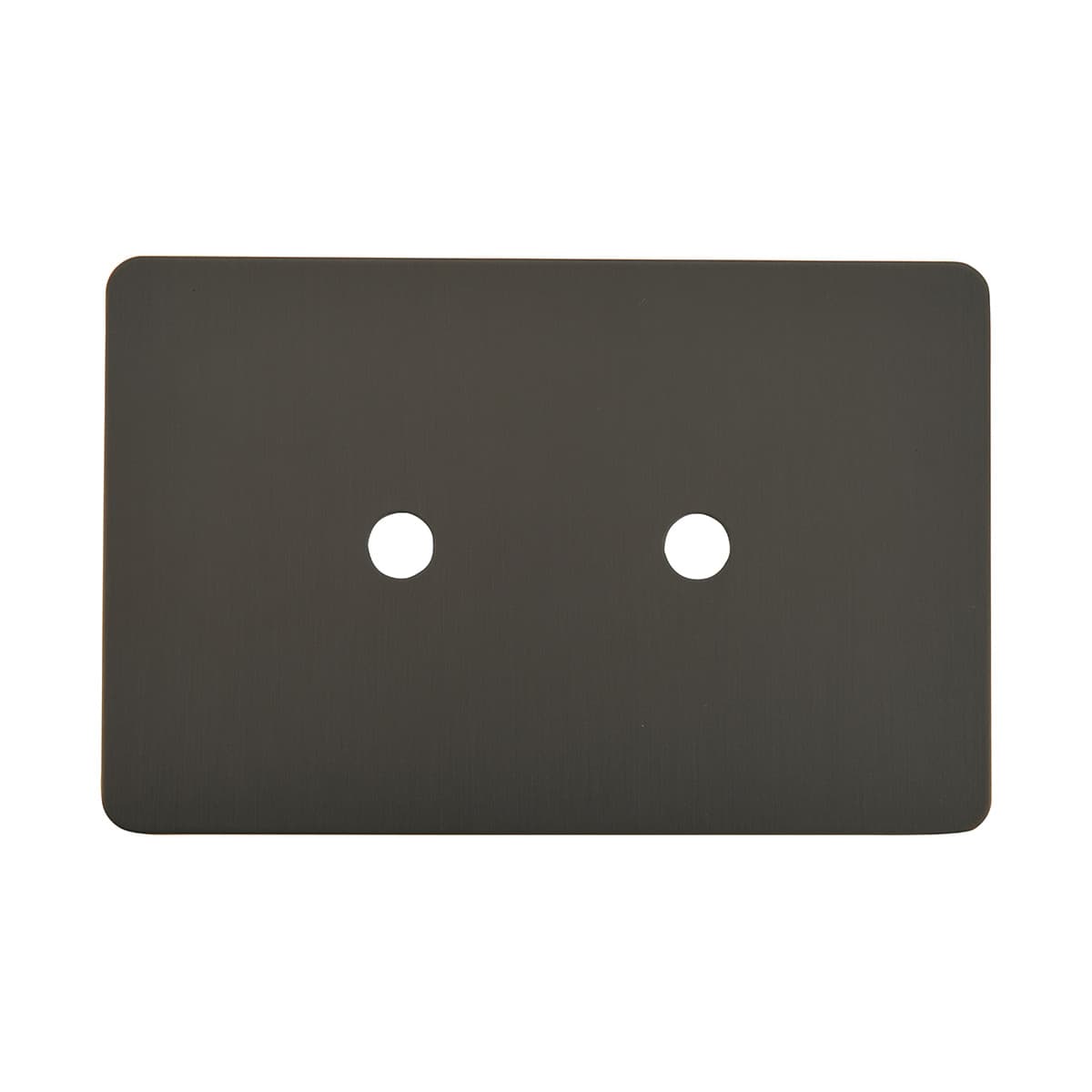 MFL Forge Modern 2 Gang Grid Plate Only in Aged Nickel-img-1
