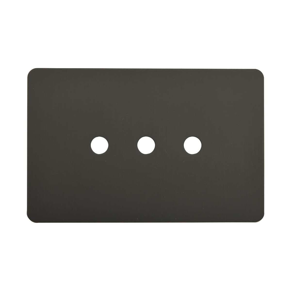 MFL Forge Modern 3 Gang Grid Plate Only in Aged Nickel-img-1