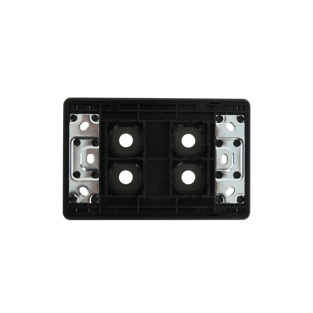 MFL Forge Modern 4 Gang Grid Plate Only in Aged Nickel-img-4