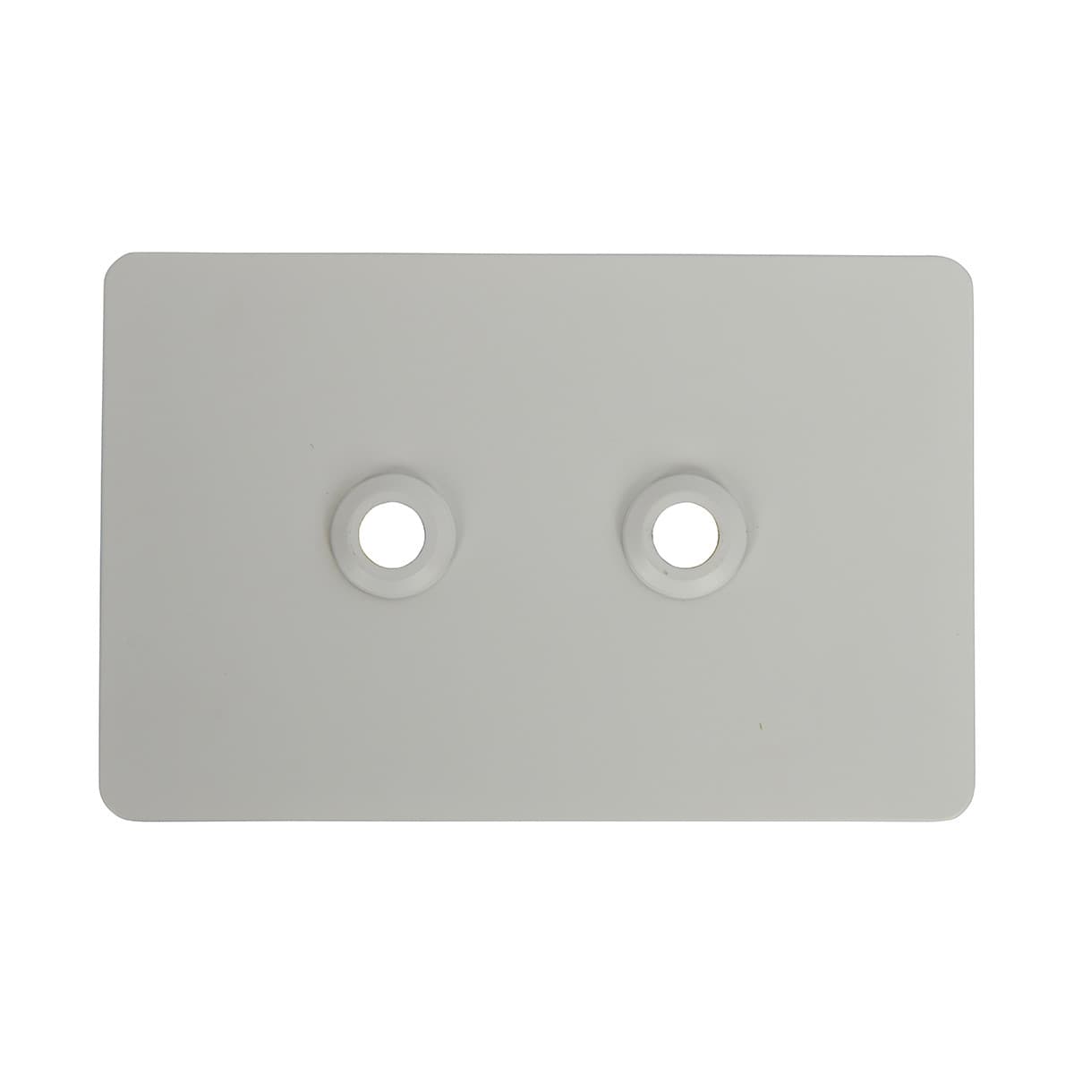 MFL Forge Heritage 2 Gang Grid Plate Only in White-img-1