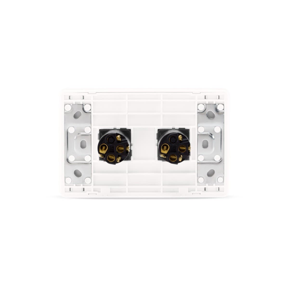 MFL Forge Heritage 2 Gang Grid Plate Only in White-img-3
