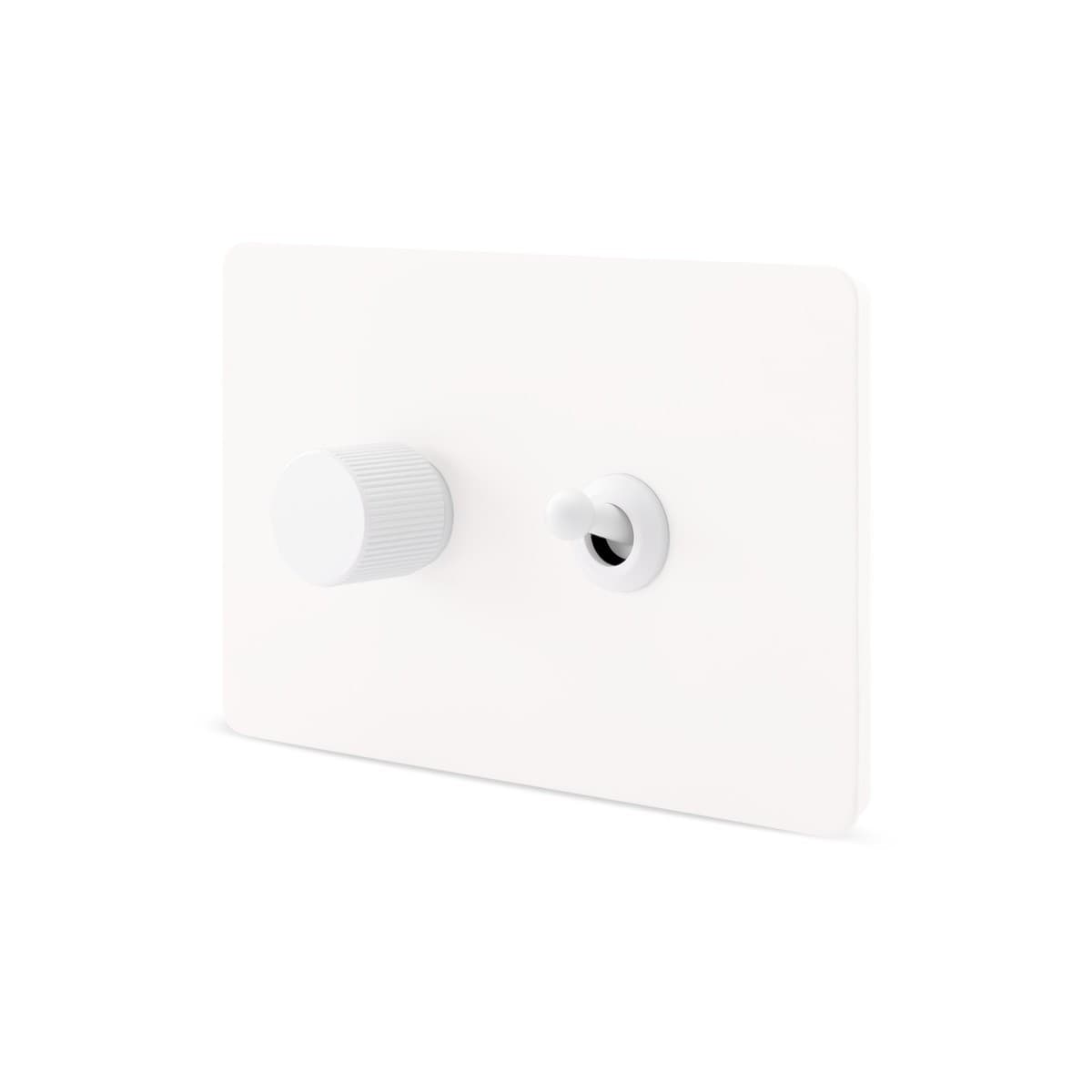 MFL Forge Heritage 2 Gang Grid Plate Only in White-img-5