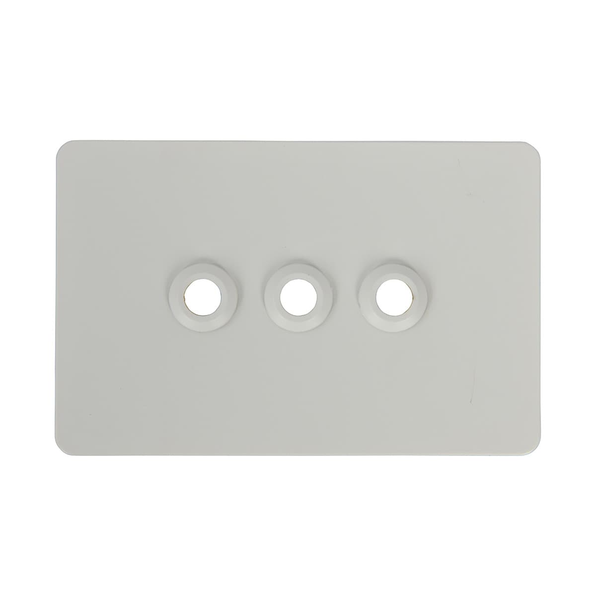 MFL Forge Heritage 3 Gang Grid Plate Only in White