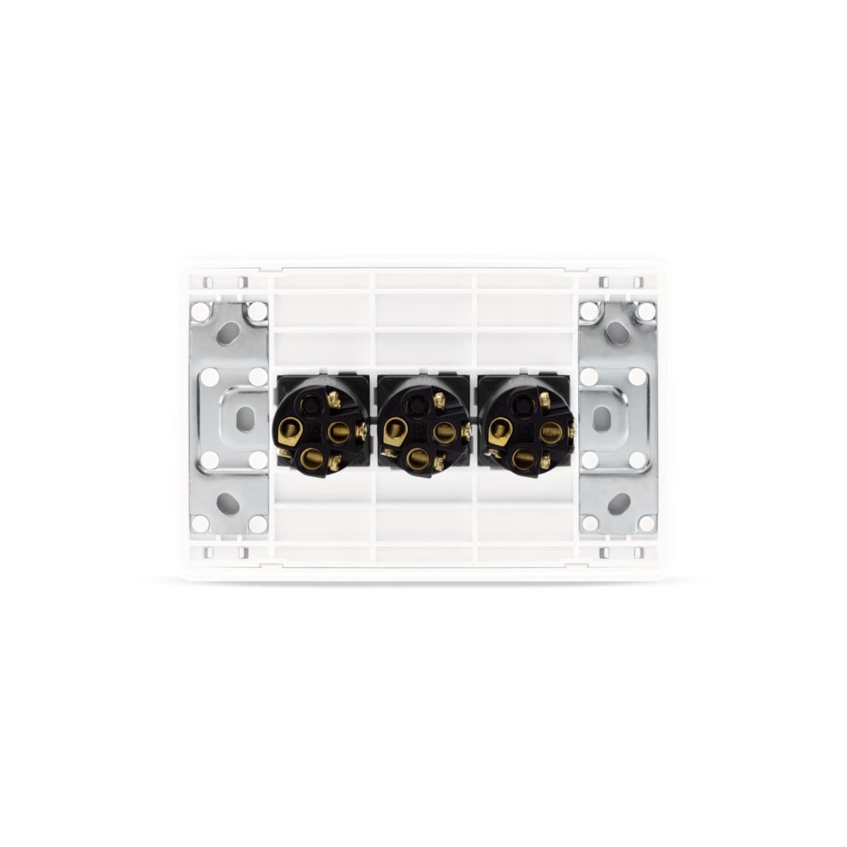 MFL Forge Heritage 3 Gang Grid Plate Only in White