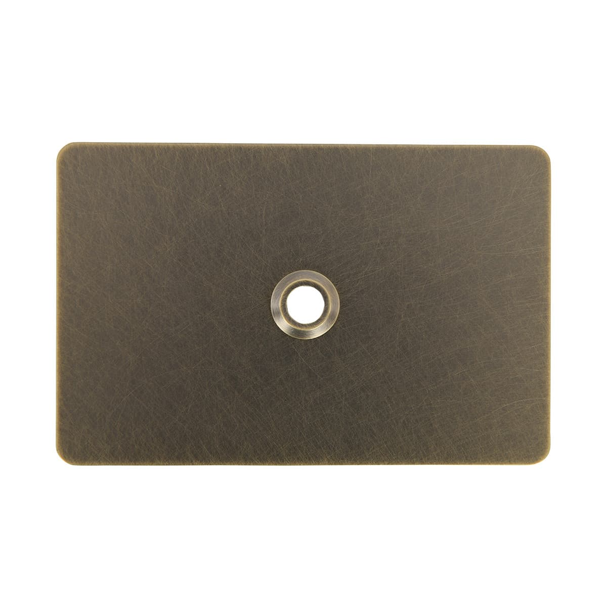 MFL Forge Heritage 1 Gang Grid Plate Only in Antique Brass-img-1