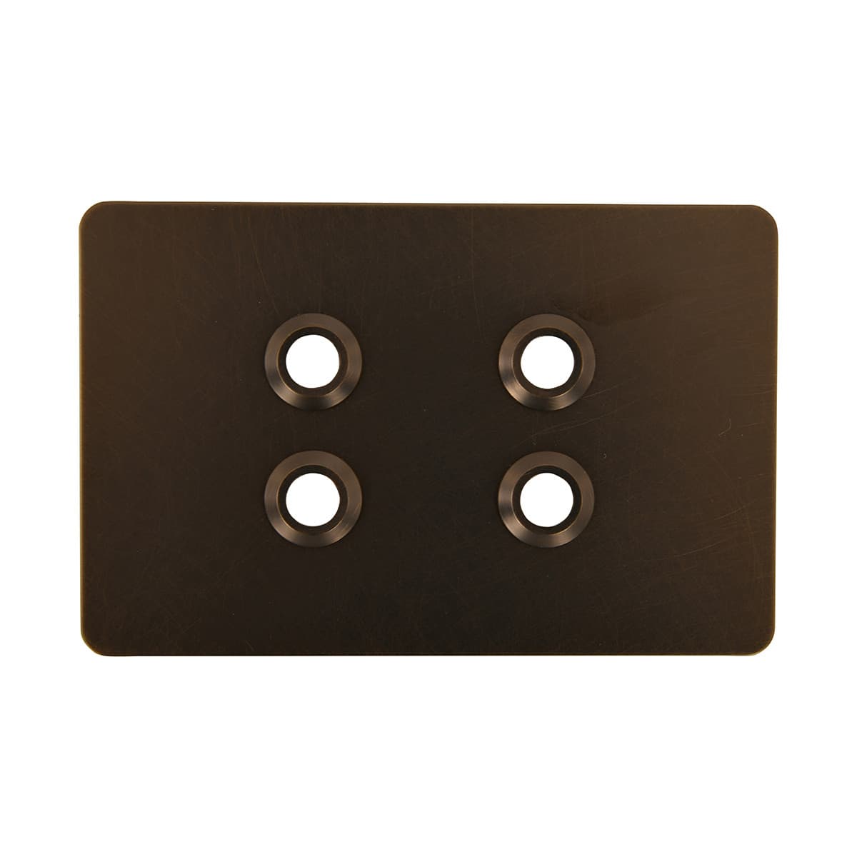MFL Forge Heritage 4 Gang Grid Plate Only in Bronze