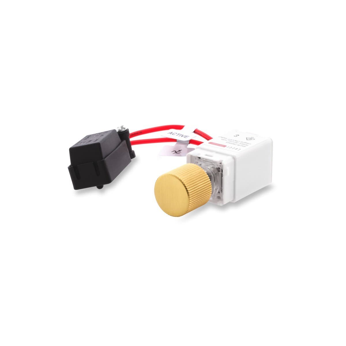 MFL Forge Textured Dimmer Detail Only in Brass