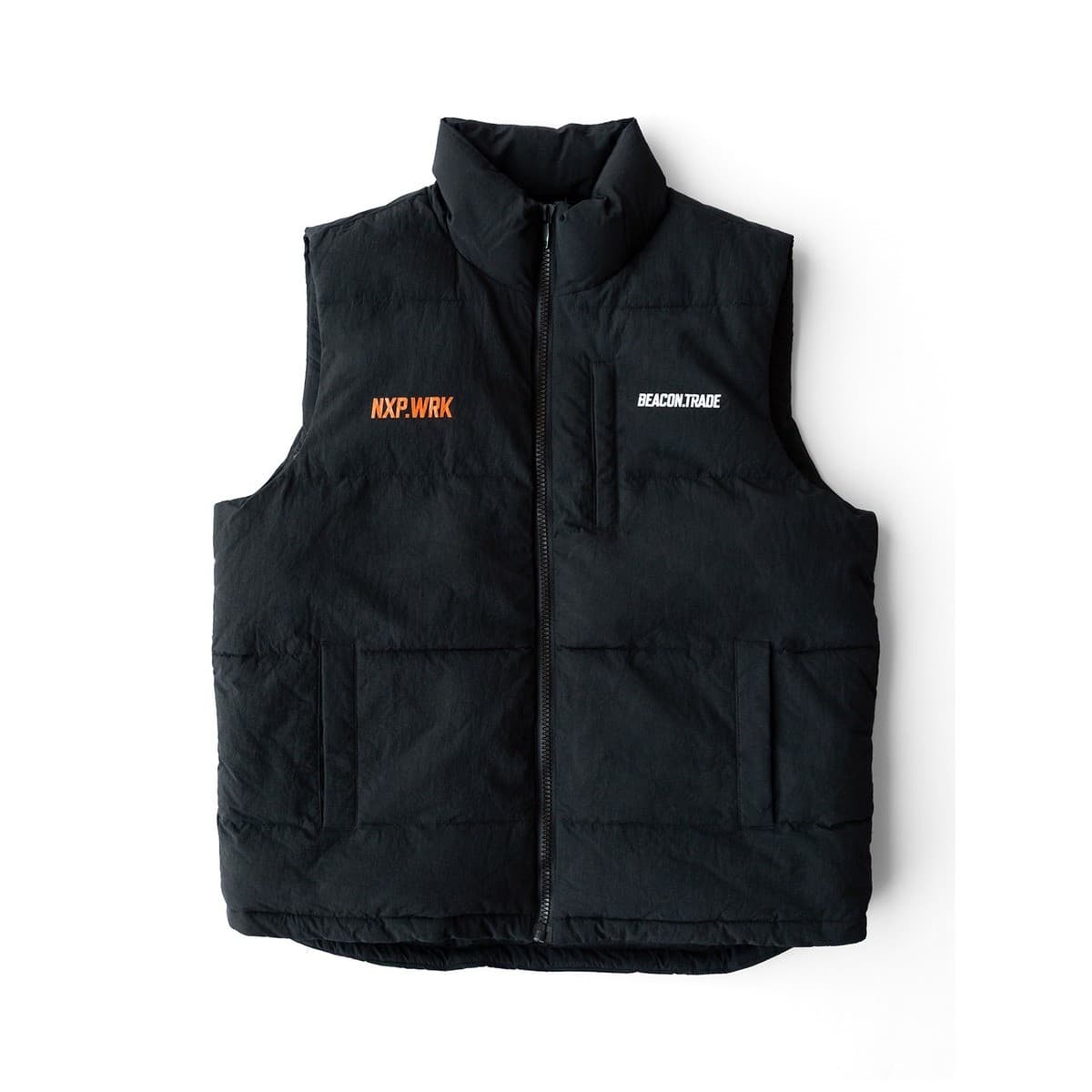 Beacon Trade x NXP Workwear XXL Puffer Vest in Black-img-1