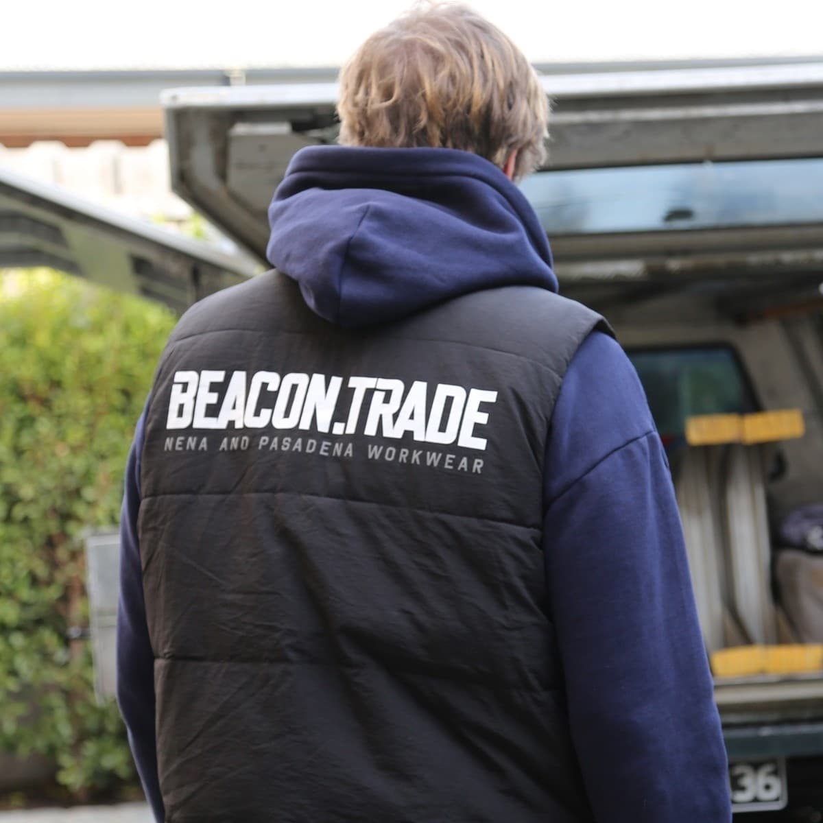 Beacon Trade x NXP Workwear XXL Puffer Vest in Black-img-6