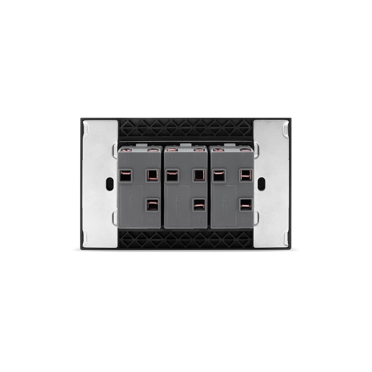 MFL Axis 3 Gang Switch in Black-img-4