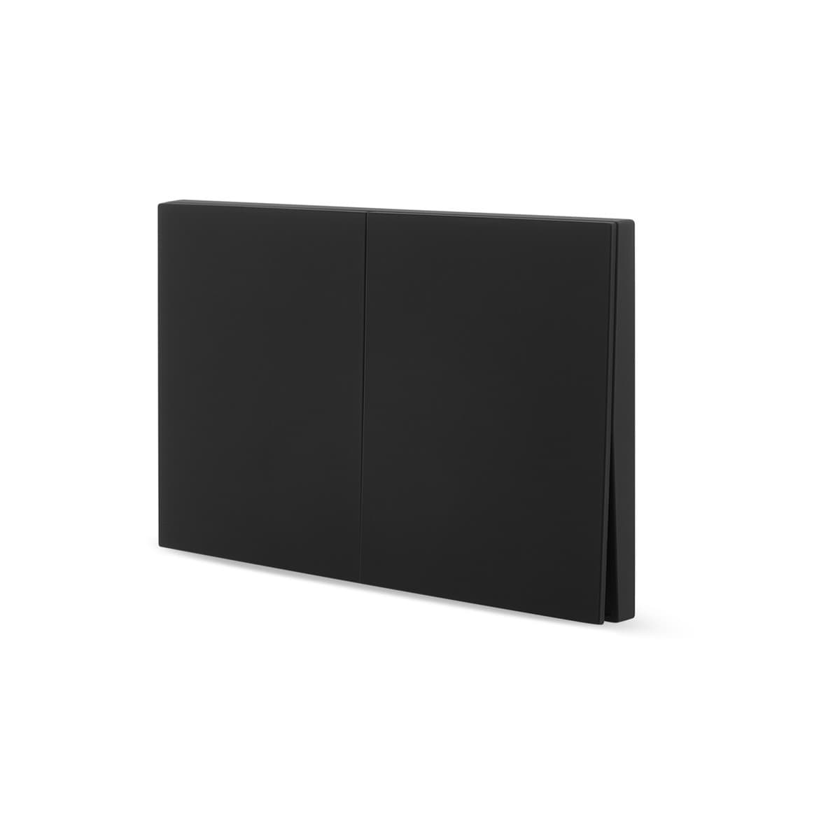 MFL Axis 2 Gang with 1x Switch and 1x Electrical Push Dimmer in Black-img-2