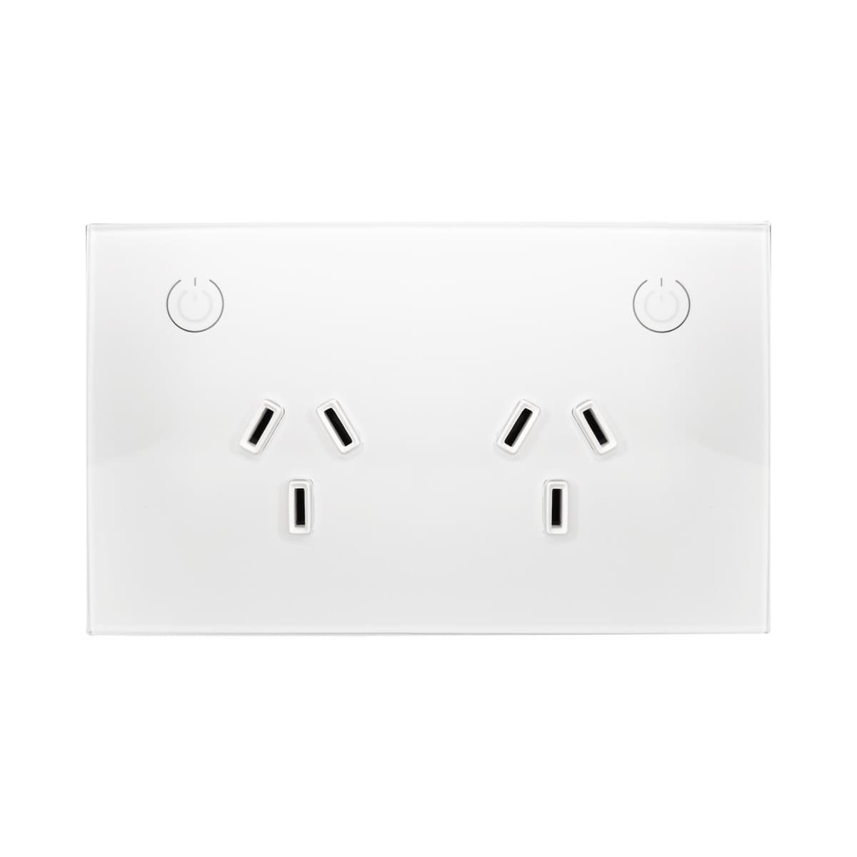 Lucci Connect Glass GPO in White