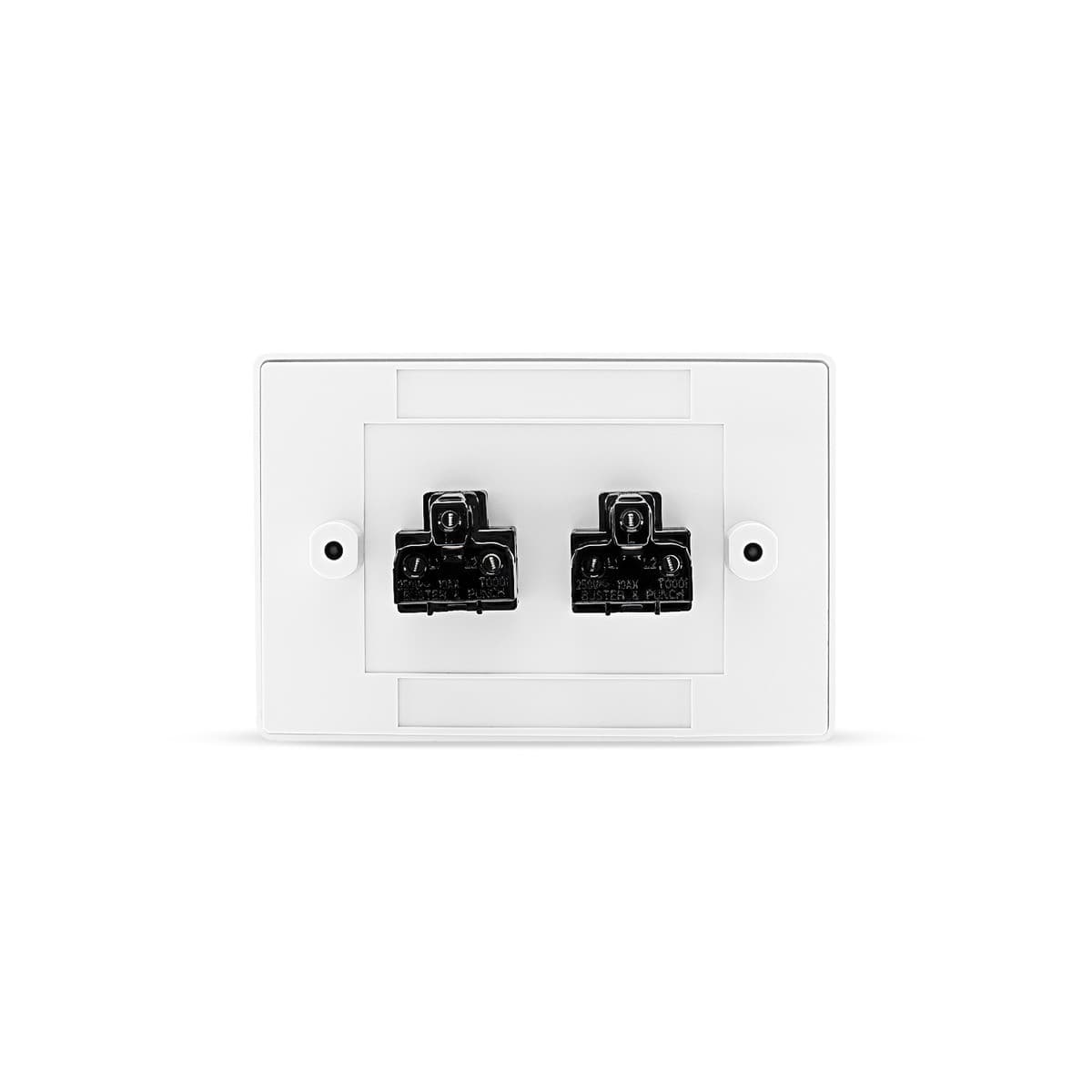 Buster + Punch V2 2 Gang Switch in White-img-2