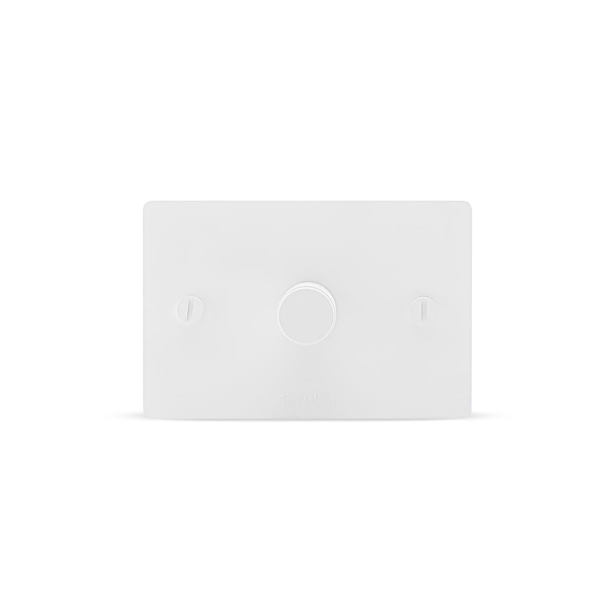 Buster + Punch V2 1 Gang Dimmer in White