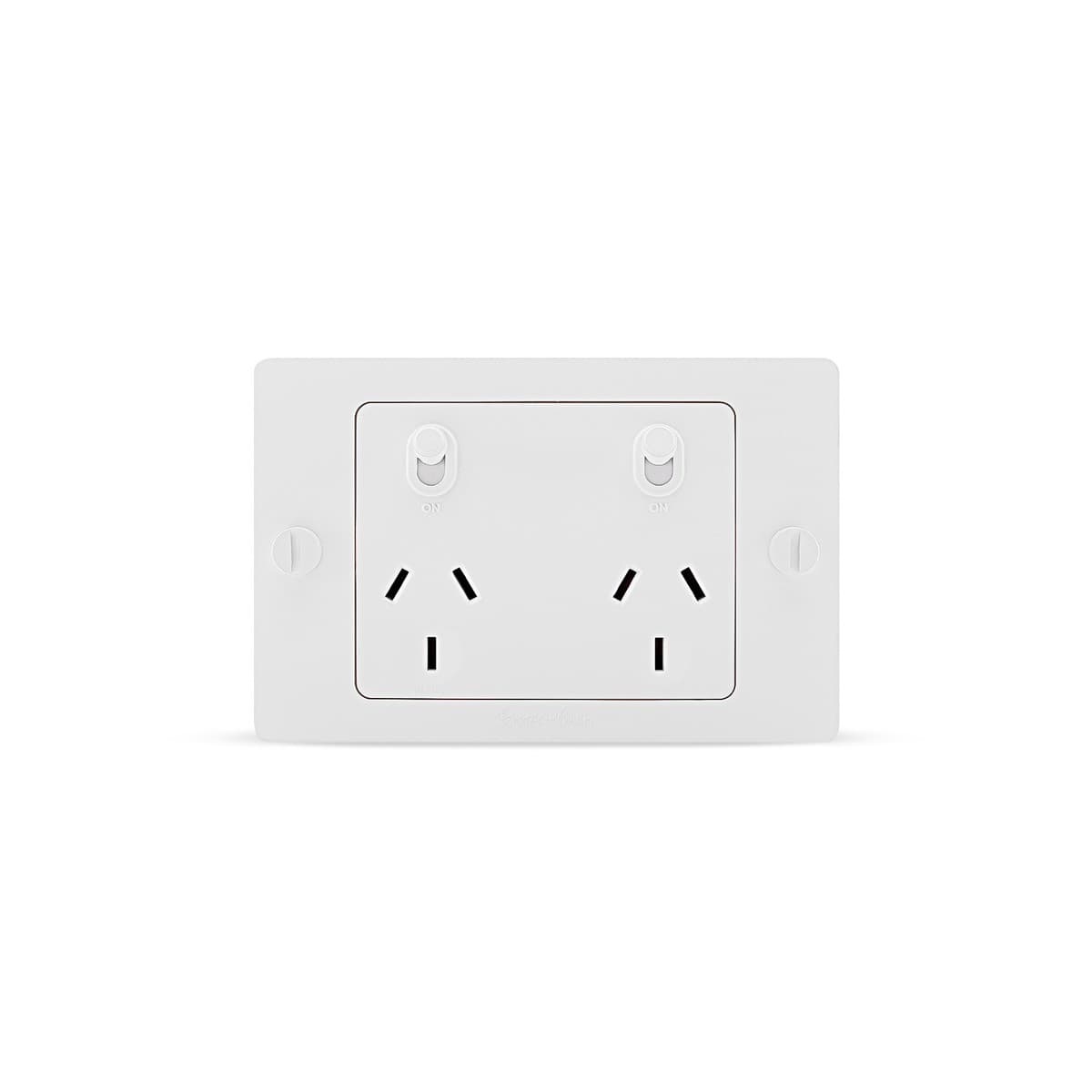 Buster + Punch V2 Double GPO in White-img-1